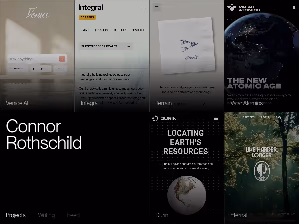 Screenshot of connorrothschild.com