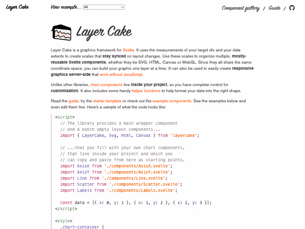 Screenshot of Layer Cake