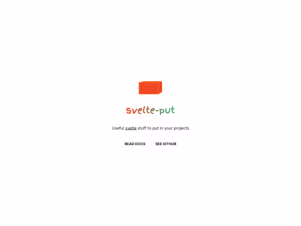 Screenshot of svelte-put